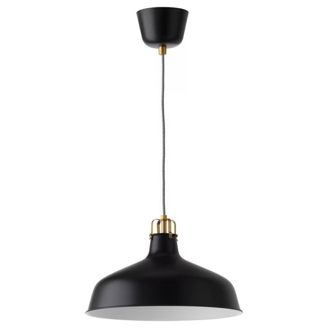 Lampada da soffitto nera - metallo