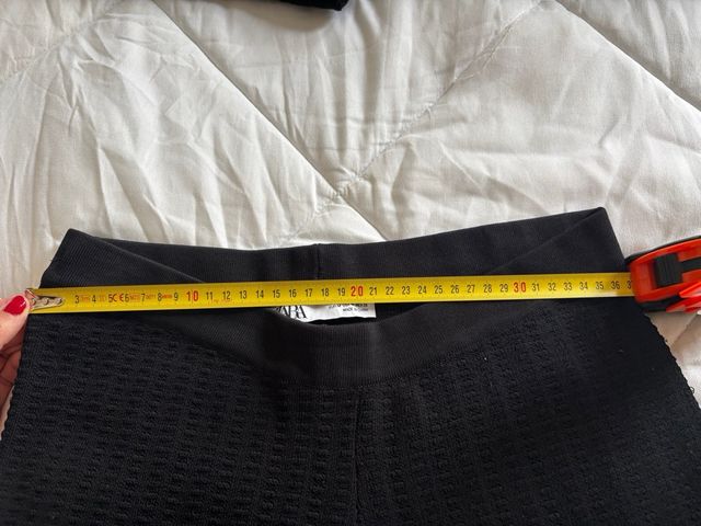 Conjunto Zara negro flecos