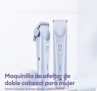 Maquinilla doble cabezal mujer