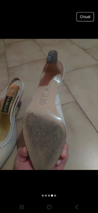 Scarpe Famon beige
