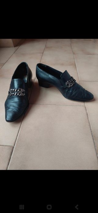 Scarpe eleganti nere - tacco basso