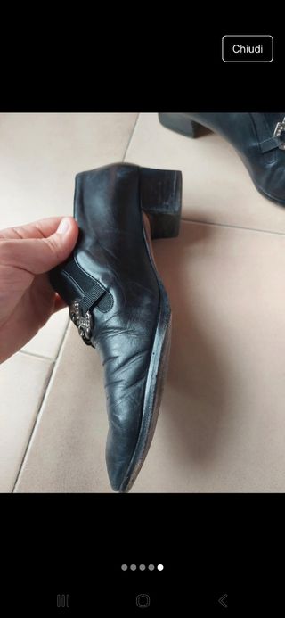 Scarpe eleganti nere - tacco basso