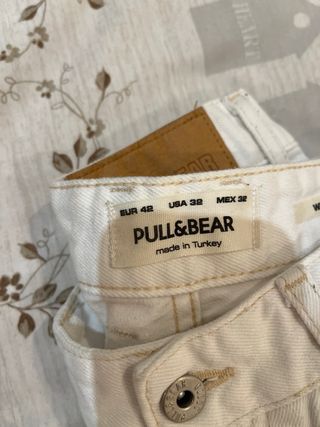 Jeans Hombre - Blanco y Azul
