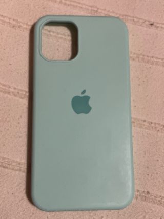 Funda silicona Apple iPhone 12 mini - Verde menta