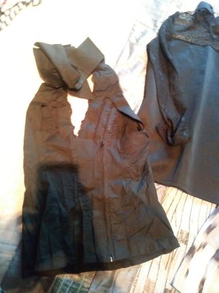 2 tops mujer negra talla S