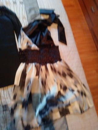 2 tops mujer negra talla S