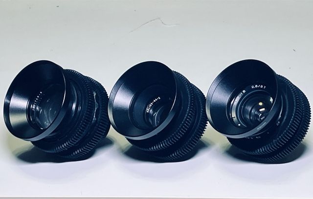 3 CinemaPack Vintage Helios-44/2, Júpiter-9, Mir-1