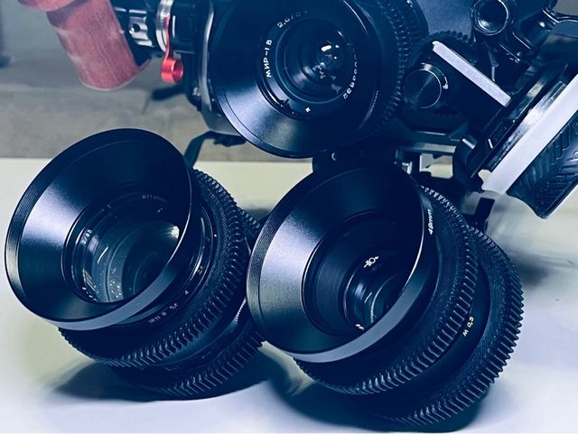 3 CinemaPack Vintage Helios-44/2, Júpiter-9, Mir-1