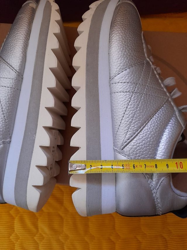 Zapatillas Munich Glitz Plata 38