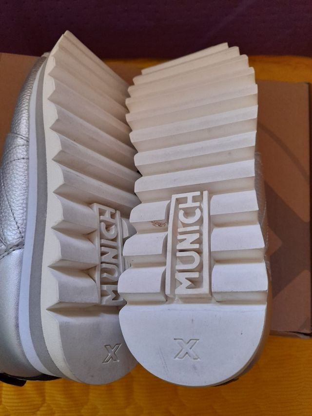 Zapatillas Munich Glitz Plata 38