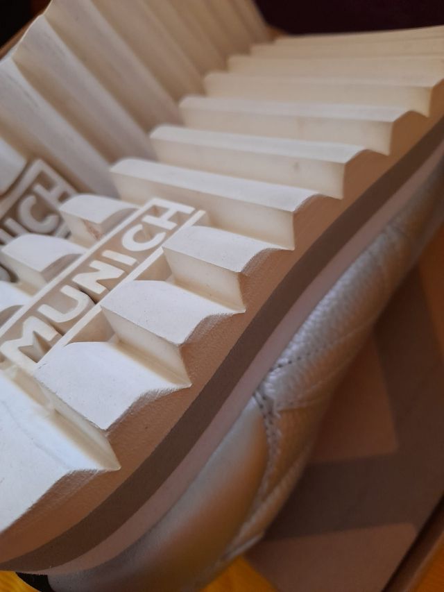 Zapatillas Munich Glitz Plata 38