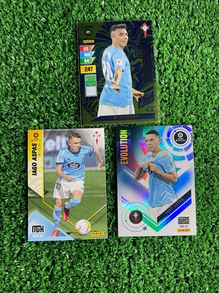 3 cartas Iago Aspas - Panini