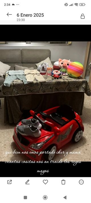Coche batería niño - Juguete