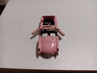 Coche escala 1/24 Chevrolet Corvette 1957 rosa