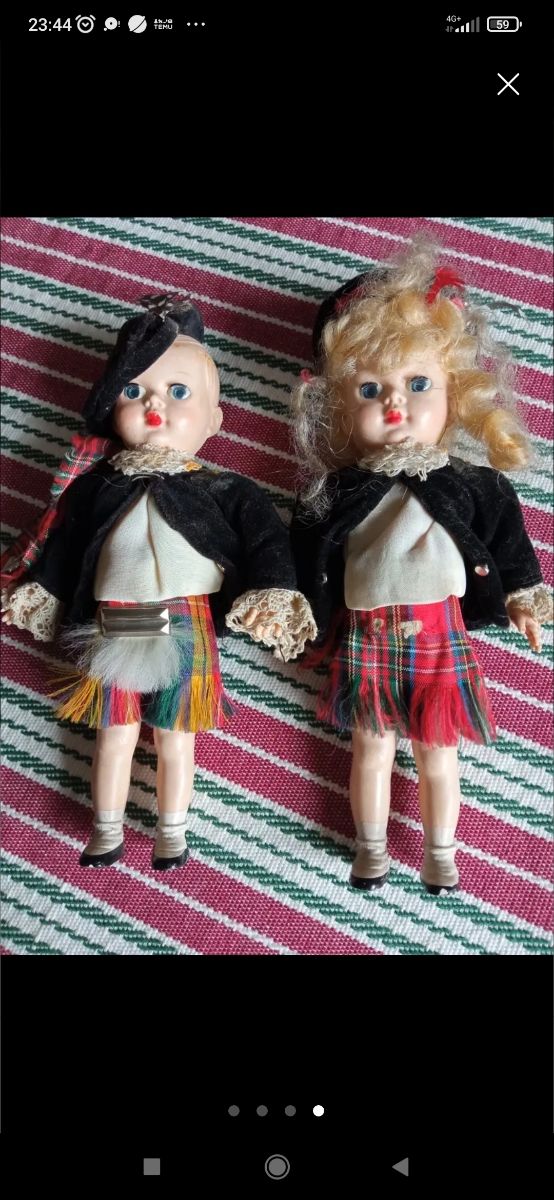Bambole scozzesi vintage