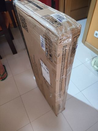 Mesa plegable camping azul - 4 sillas sin estrenar