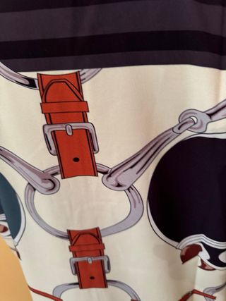 Abito vintage stile Hermes , la stessa fantasia