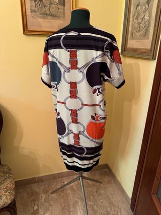 Abito vintage stile Hermes , la stessa fantasia