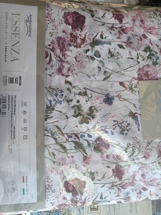 Lenzuola Matrimoniali Cotone percalle Essenza