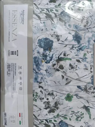 Lenzuola Matrimoniali Cotone percalle Essenza