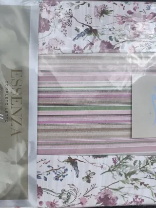 Lenzuola Matrimoniali Cotone percalle Essenza