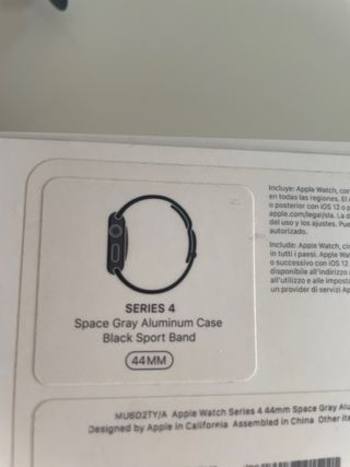 Apple Watch 4 44mm - Gris espacial