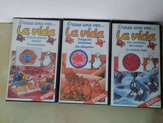 VHS Érase una vez... la vida (3uds)