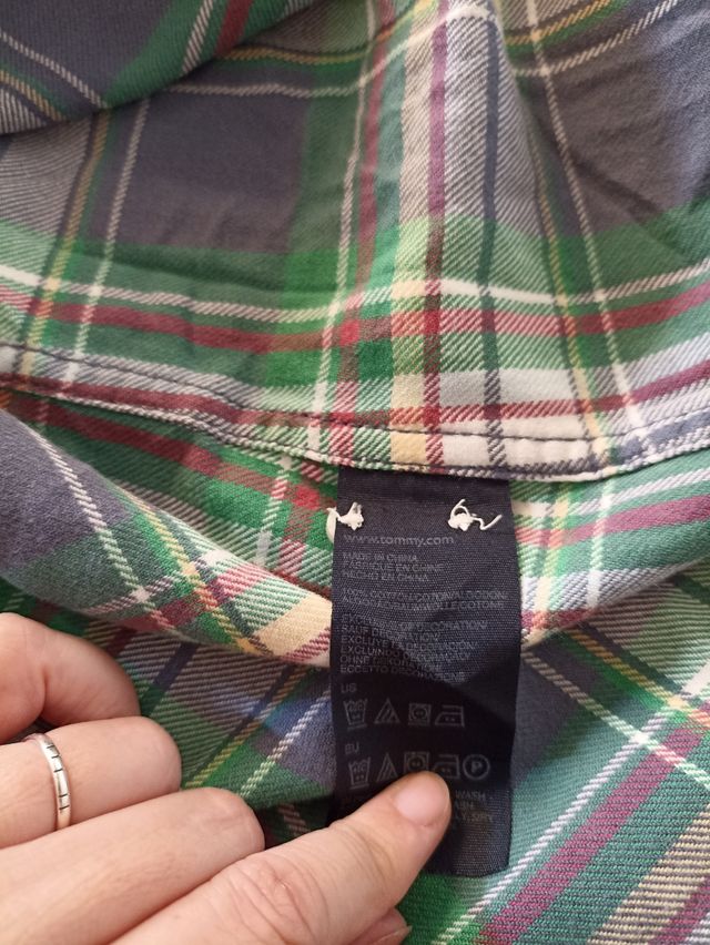 Camisa Tommy Hilfiger cuadros M