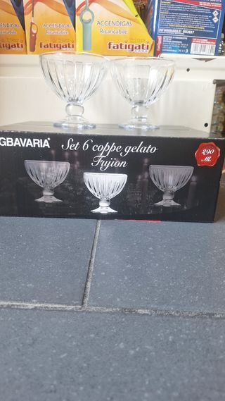 Set 6 coppe gelato GBAVARIA