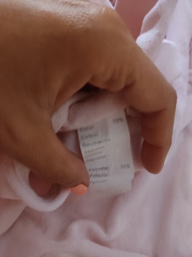 Pijama bebé - Oso rosa