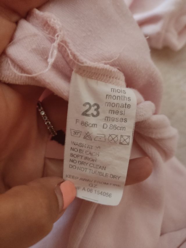 Pijama bebé - Oso rosa