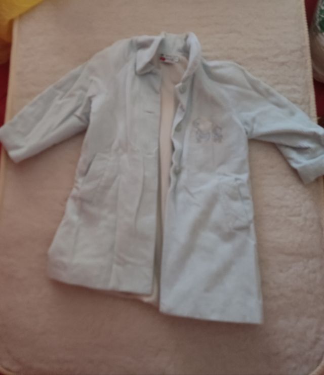 Abrigo infantil celeste