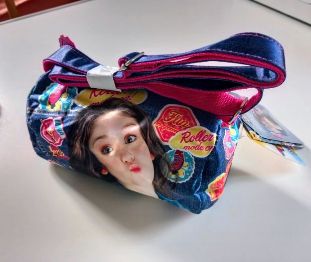 Borsetta Soy Luna blu e rosa