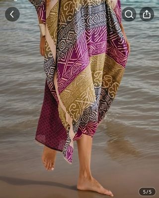 Túnica seda multicolor - Talla única