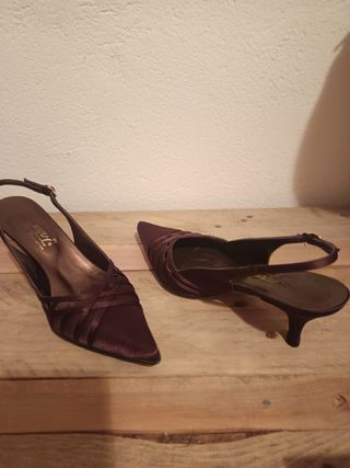 Zapatos salón y bolso a juego mujer talla 37 