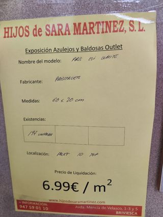 Azulejos Pris Eli White