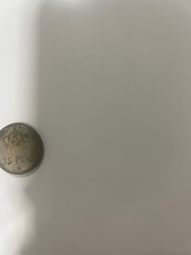 Moneda 25 Ptas antigua