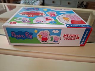 Puzzle Peppa Pig Supercolor - 4 piezas