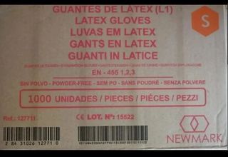 Guantes Látex Newmark (1000 unid) Talla S