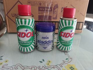Sidol: Limpia metales + Aladdin