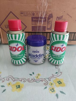 Sidol: Limpia metales + Aladdin