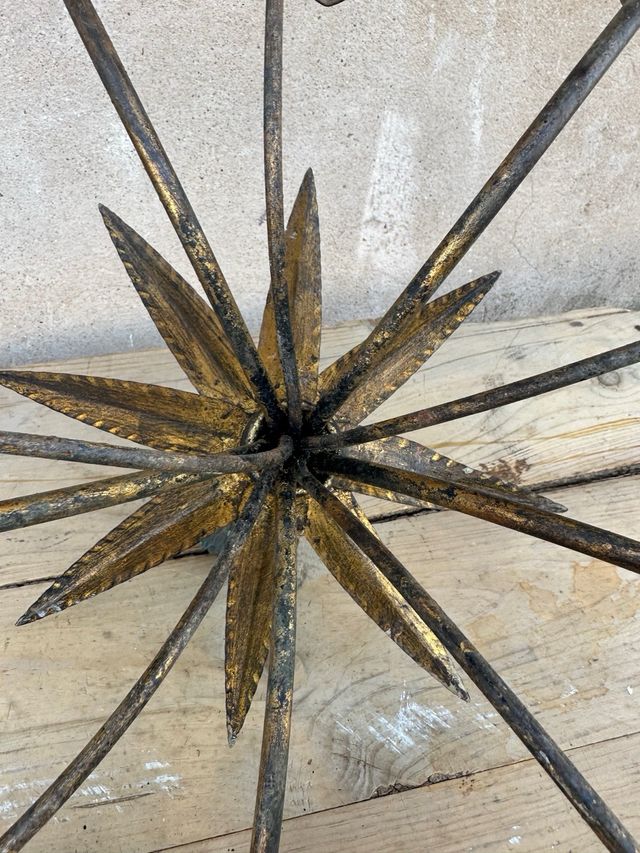 Lámpara vintage dorada ferro art ofertas