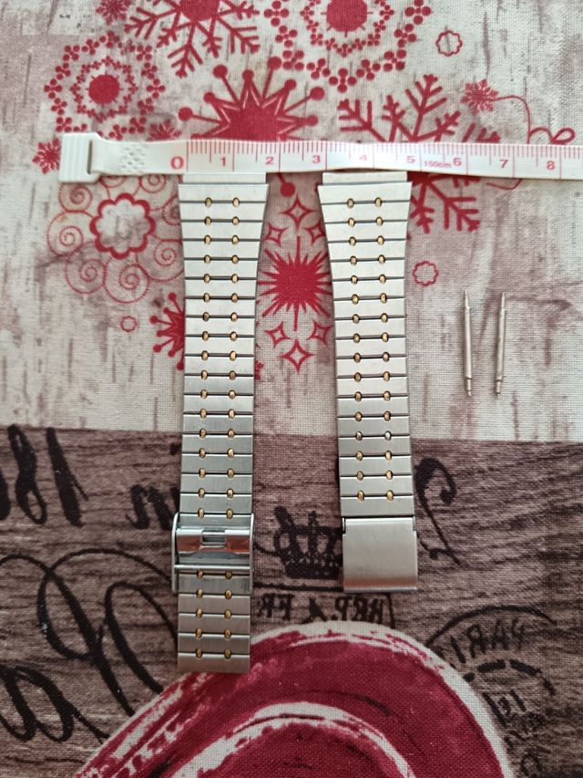 Cinturino Oro e Argento | 2 pezzi in acciaio 