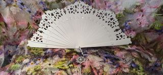 Abanico blanco novia - Boda