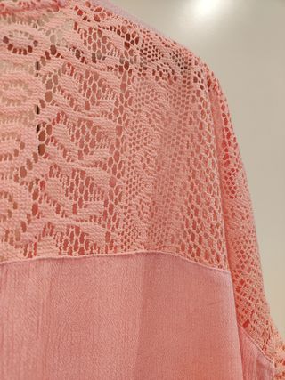 Túnica playa color melocotón | Talla única