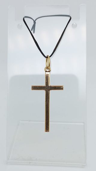 Colgante cruz oro 18K