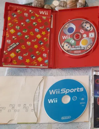 Consola Nintendo Wii+2 juegos+2 mandos