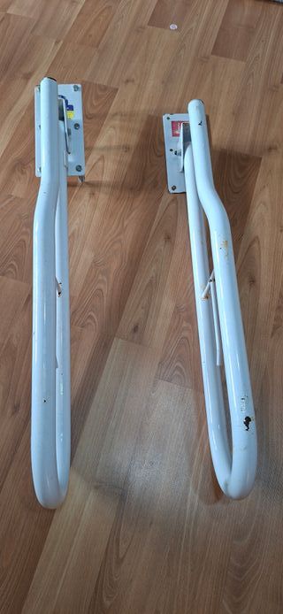 2 Asideros para cama - Blancos
