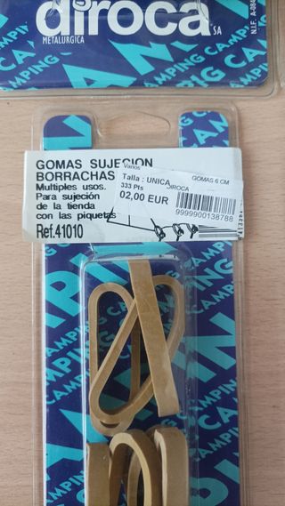 Camping Gomas Borrachas Diroca