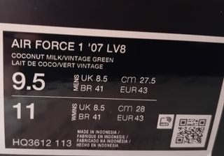 Nike Air Force 1 - Marrón-Amarillo